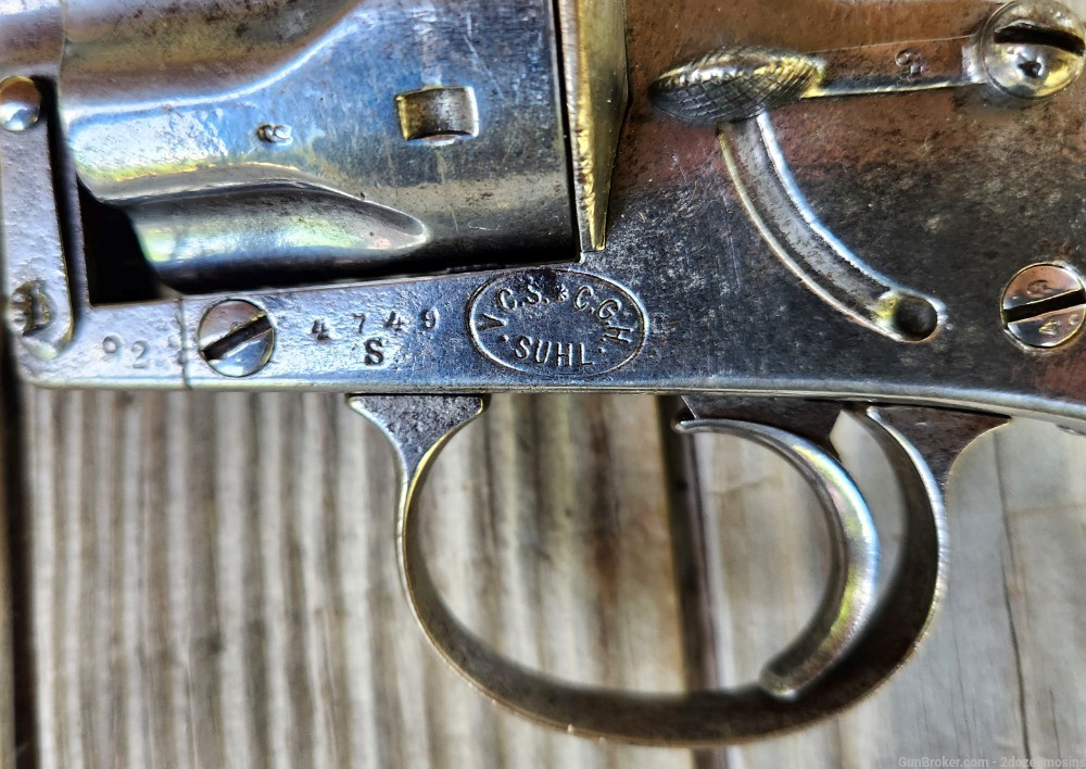 Imperial Germany Suhl M1883 Reichs Revolver 10.6x25MMR M83-img-4