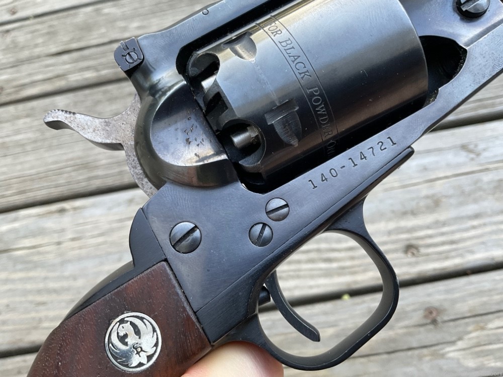 Ruger Old Army Revolver 44 Caliber Blackpowder Made 1974 7.5” Barrel Blued-img-17