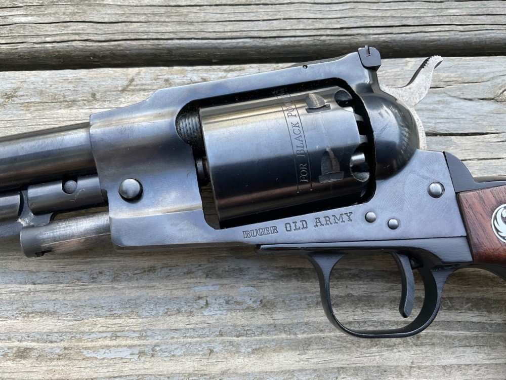 Ruger Old Army Revolver 44 Caliber Blackpowder Made 1974 7.5” Barrel Blued-img-5