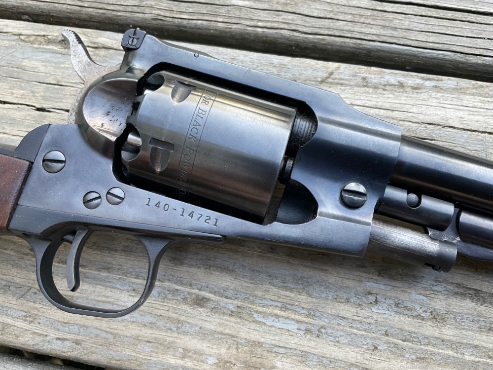 Ruger Old Army Revolver 44 Caliber Blackpowder Made 1974 7.5” Barrel Blued-img-2