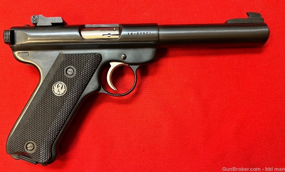 Ruger 22 LR Mark II Target 5.5" BULL Barrel w Box & Papers Made 1983 Minty-img-5