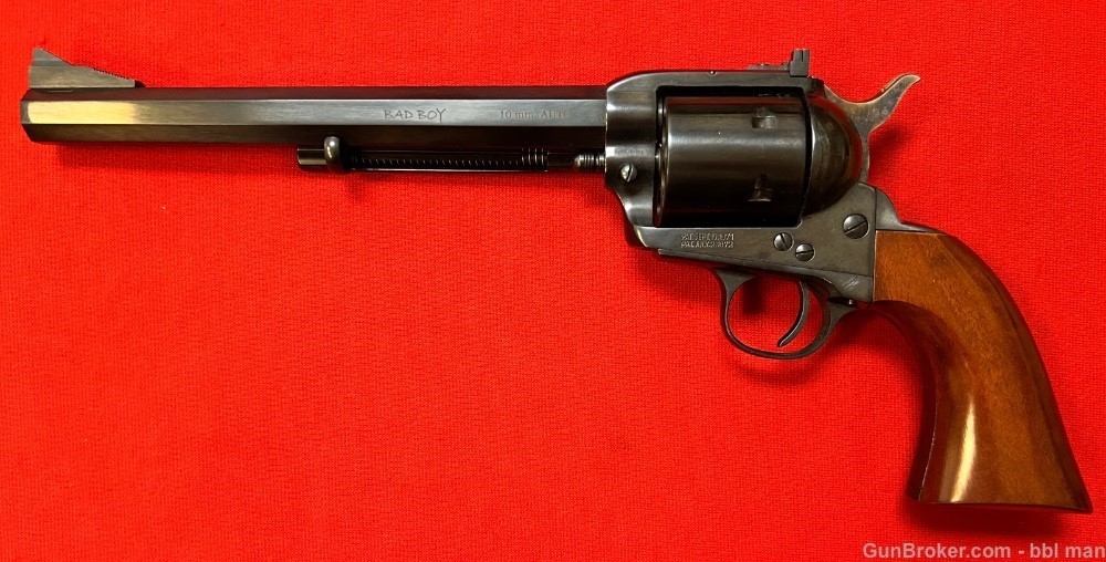 Cimarron Uberti 10mm BAD BOY 8" Octagon Revolver EXCELLENT-img-0