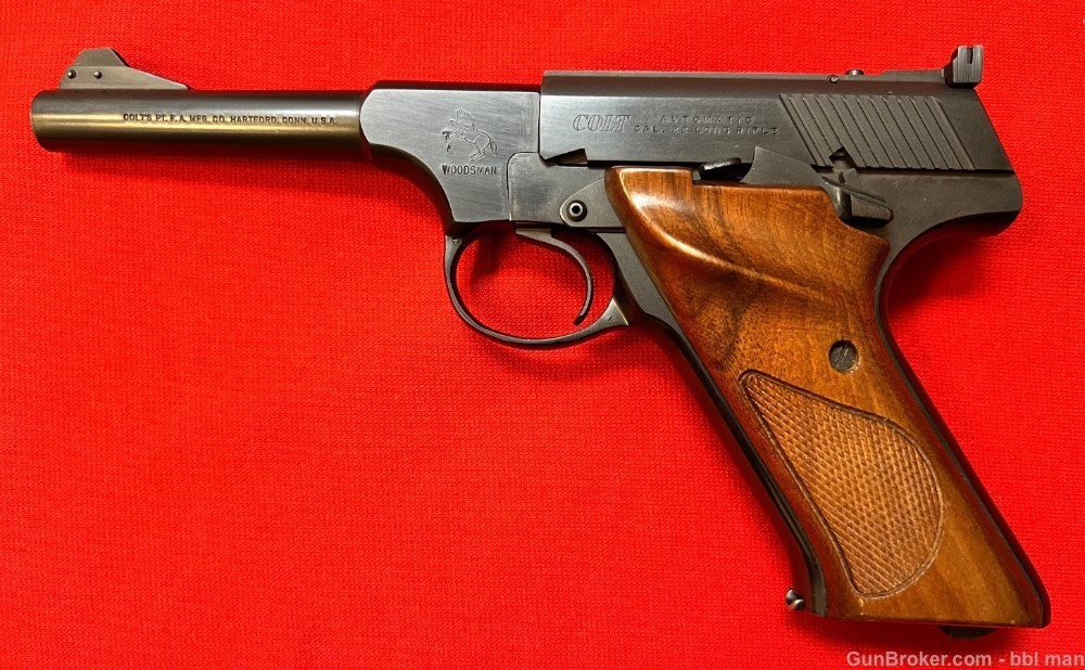 Colt 22 LR Third Model Woodsman Sport 4.5" Pistol Made in 1975 OUTSTANDING-img-0