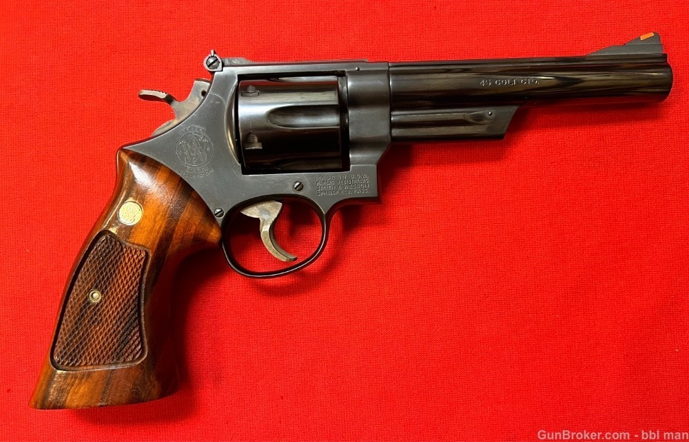 S&W 45 Long Colt Model 25 - 5 Blue 6" Revolver SUPERB CONDITION-img-5