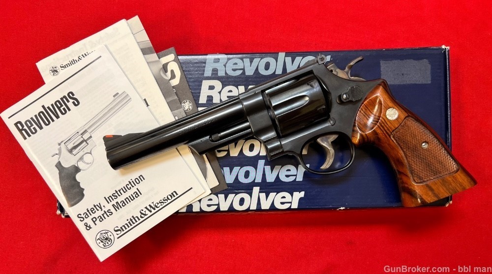 S&W 45 Long Colt Model 25 - 5 Blue 6" Revolver SUPERB CONDITION-img-0