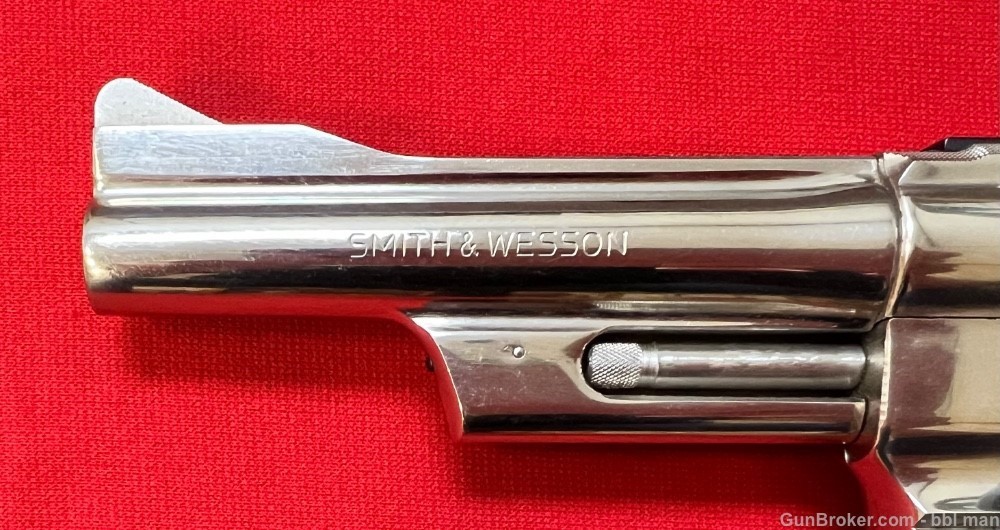S&W 357 mag Model 27 - 2 5" Nickel N Frame Pinned & Recessed Revolver-img-4