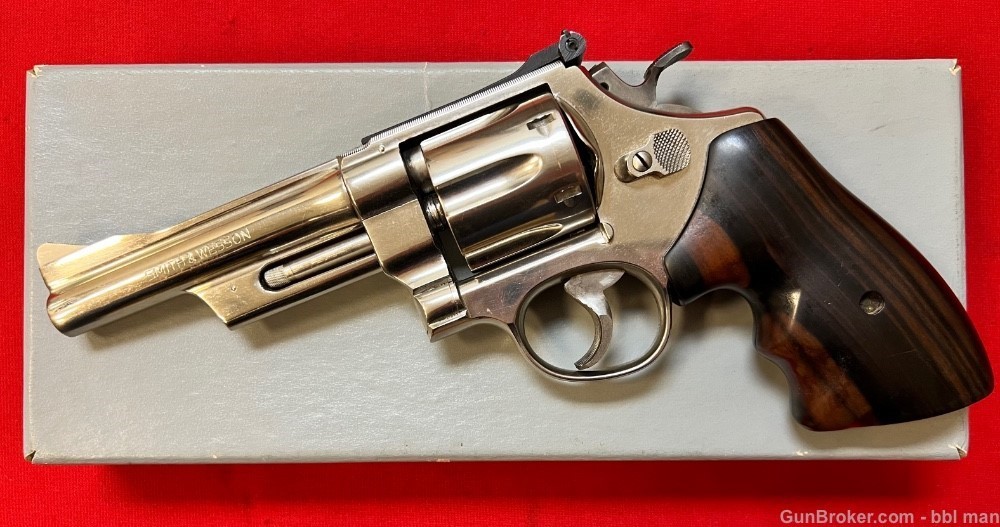 S&W 357 mag Model 27 - 2 5" Nickel N Frame Pinned & Recessed Revolver-img-0