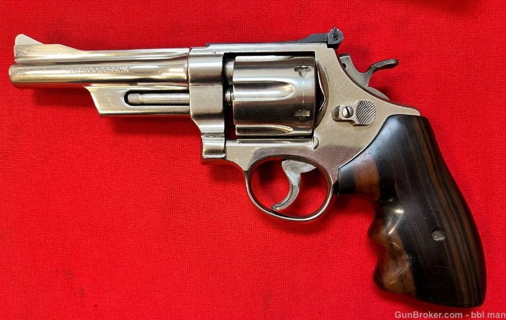 S&W 357 mag Model 27 - 2 5" Nickel N Frame Pinned & Recessed Revolver-img-1
