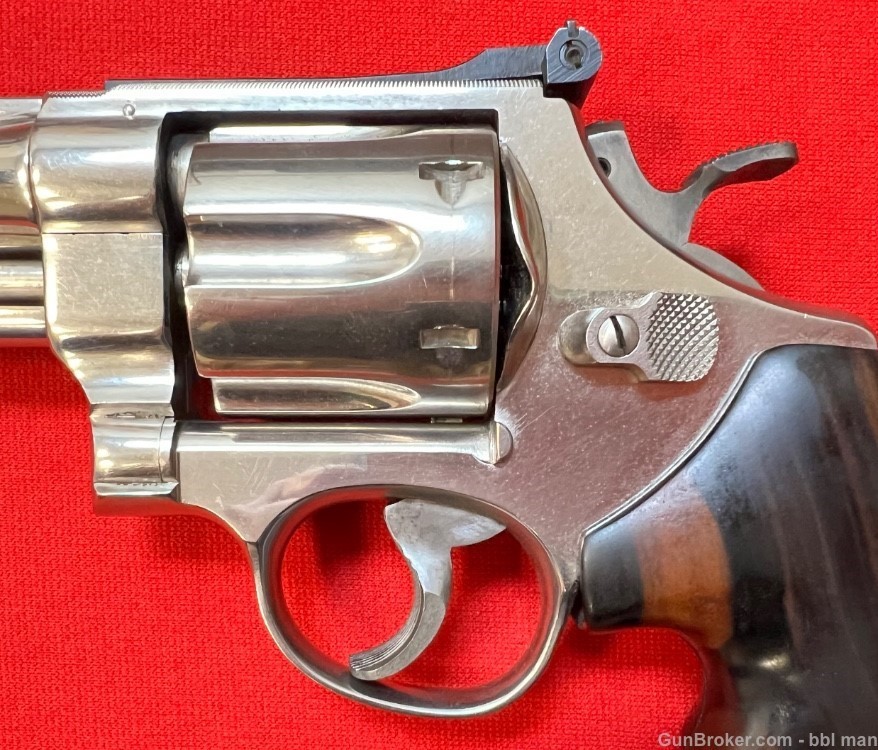 S&W 357 mag Model 27 - 2 5" Nickel N Frame Pinned & Recessed Revolver-img-3