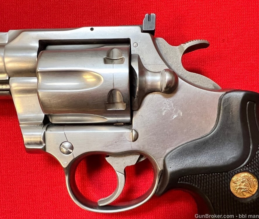 Colt 357 mag King Cobra 4" Stainless Steel Revolver Made in 1987-img-2