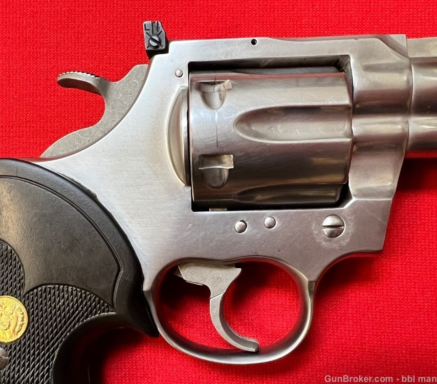 Colt 357 mag King Cobra 4" Stainless Steel Revolver Made in 1987-img-6