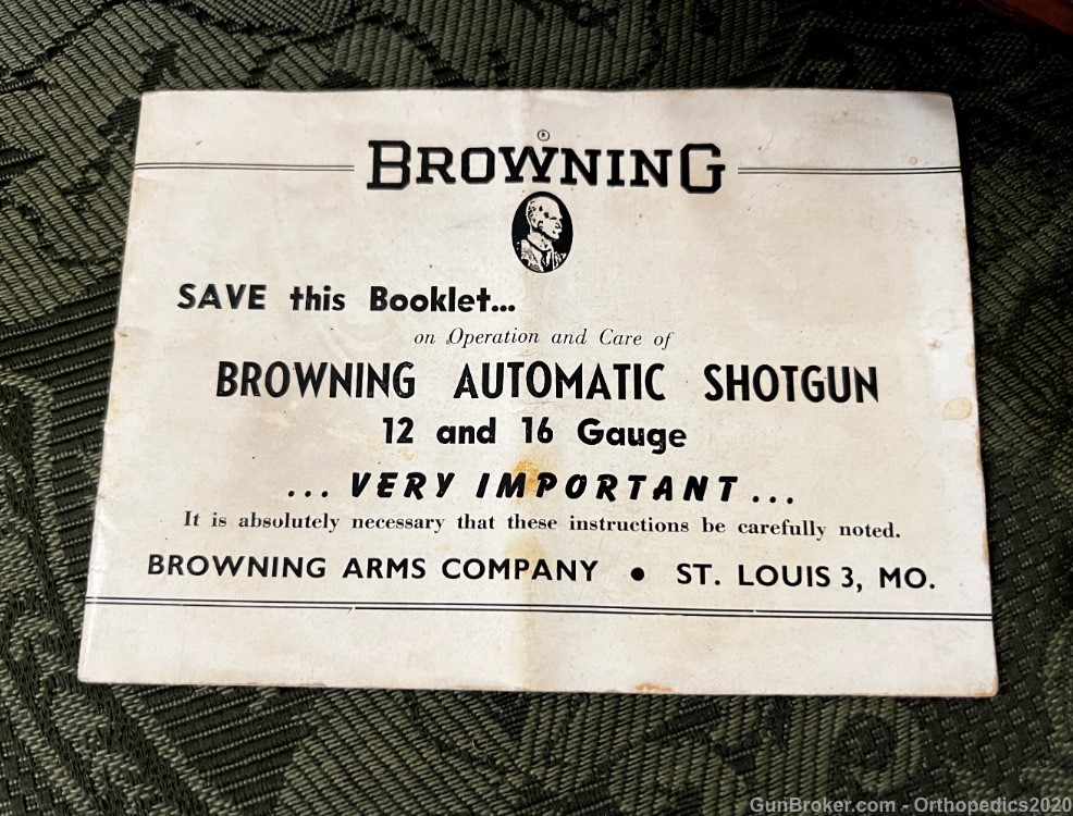 Rare Browning A5 *SIXTEEN* Belgium 16 Gauge Auto 5 W/ Manual-img-4