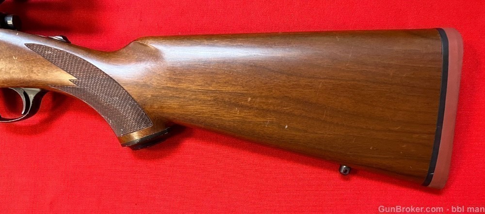 Ruger 308 Win. M77 MARK I Red Pad Rifle w Vintage Weaver V4.5 Scope 1985-img-6