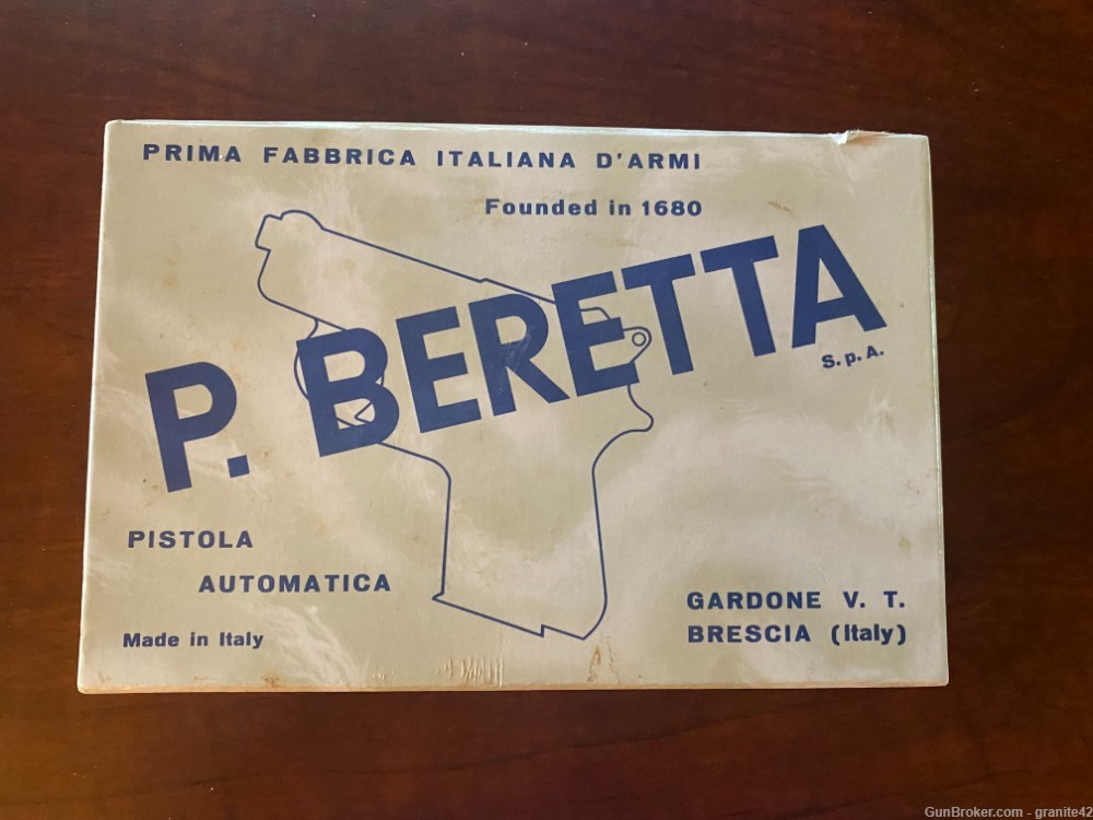 Beretta 950B / 950 B   .25 / 6.35mm "Jetfire" in original packaging 1959-img-3