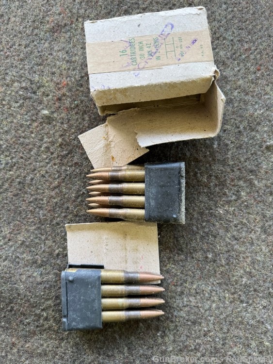 Pakistani .30-06 in 8 rd M1 Garand Clips - 352 rounds w/ 44 clips included-img-5