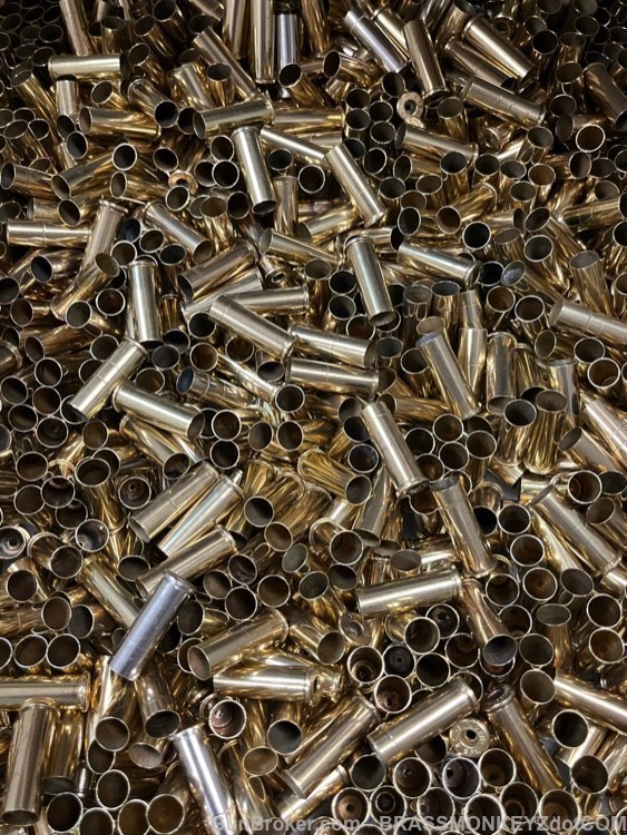 100+ FULLY PROCESSED 357 MAG BRASS  * READY TO LOAD *-img-0