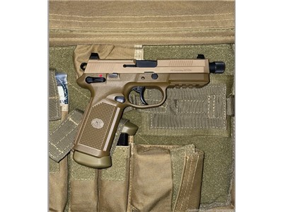 FNX-45 Tactical FDE pistol (comes with 3 magazines)