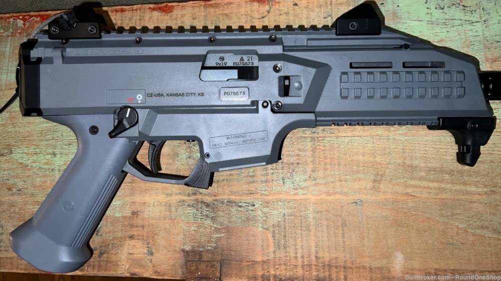 Pre-owned Urban Gray CZ Scorpion EVO 3 S1 9mm-img-7