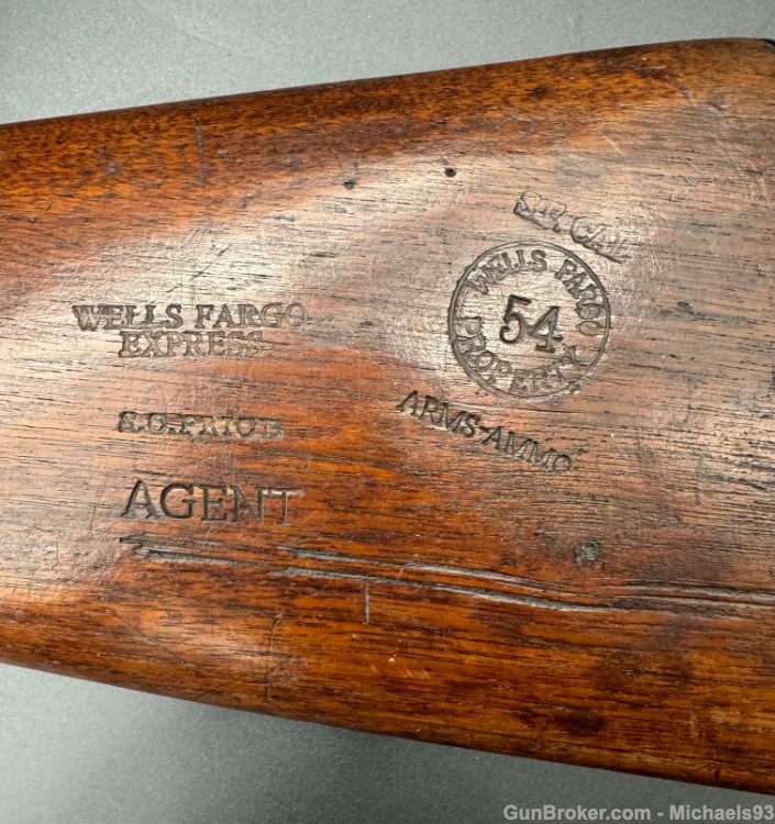 Wells Fargo Coach Shotgun 12 gauge Bridge Gun Company 1892 Antique-img-15