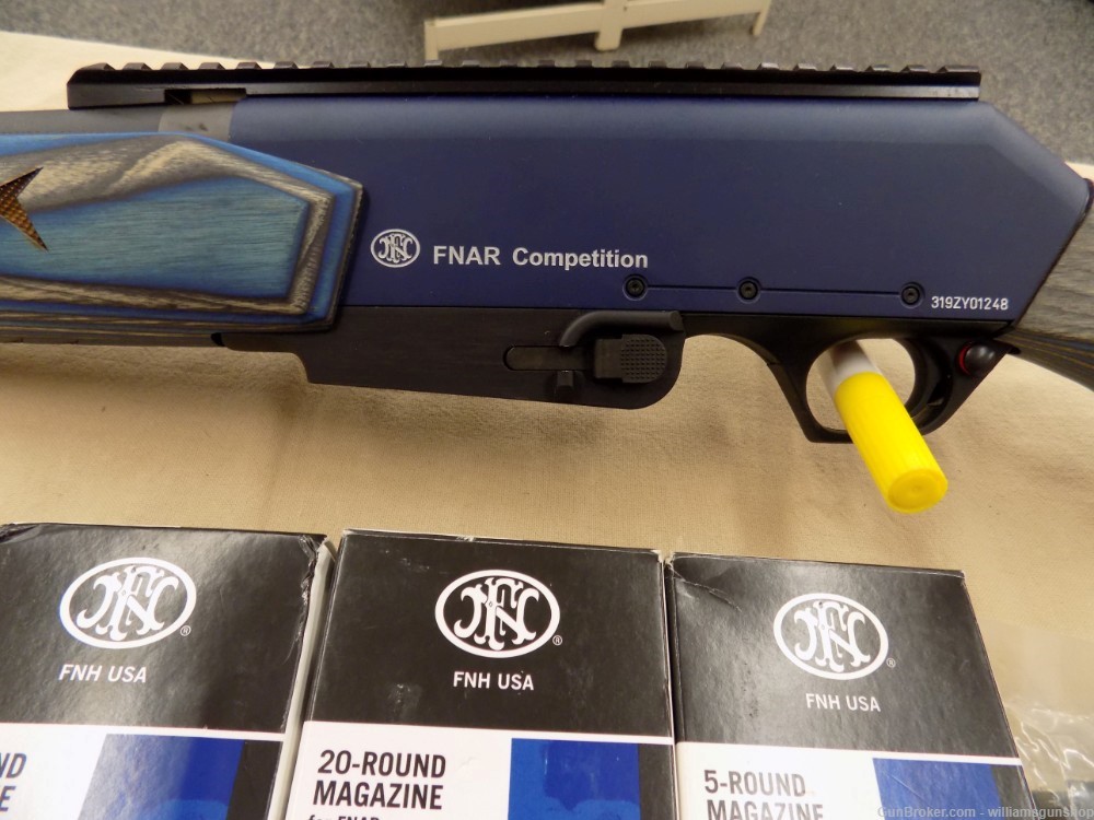 FN FNAR Competition .308 Team FNH USA 20.5" BBL, Laminated Stock, 4-Mags-img-8