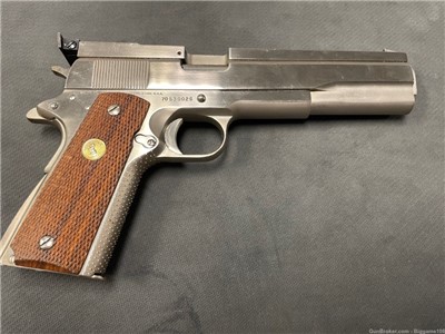 Jim Clark Custom 1911 Heavy Long Slide 38 Spl Colt  Rare Bullseye