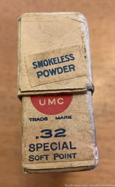 Remington Arms UMC 32 Special Brass 20 rounds in Rare box -img-4