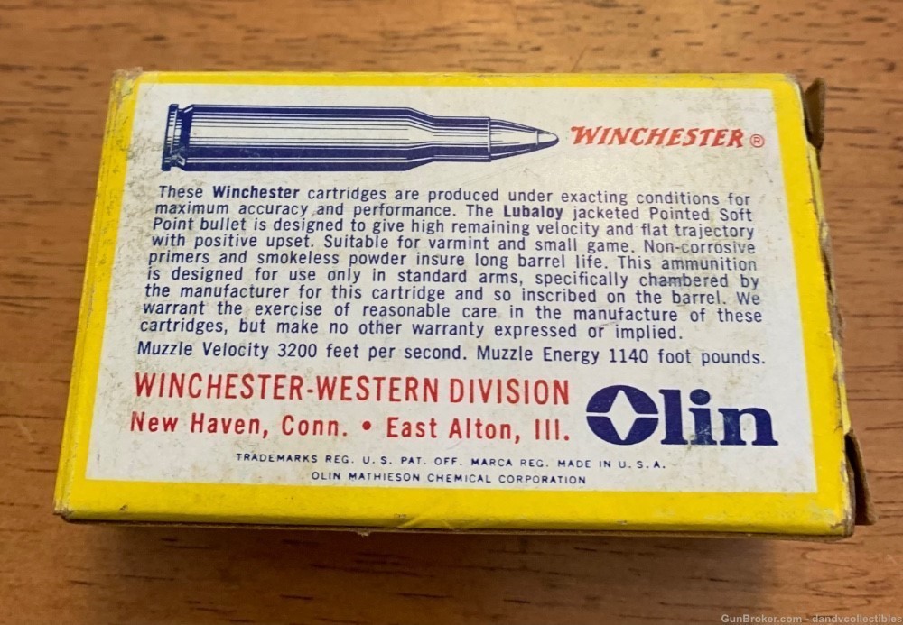 Winchester Super Speed 222 Remington 50 grain soft point 20 rounds $29.99-img-4
