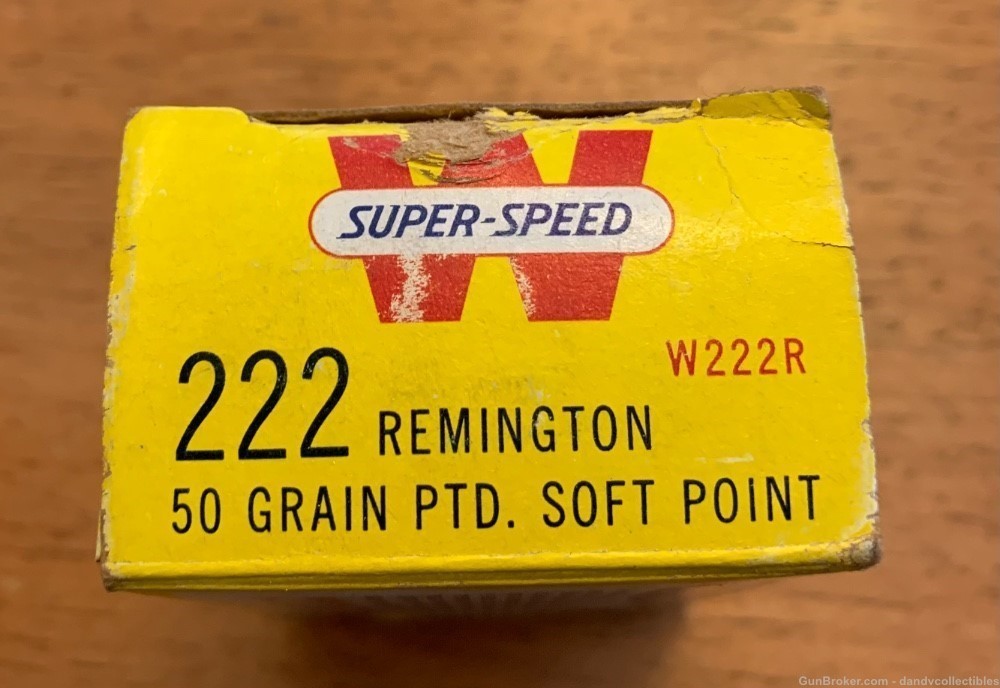 Winchester Super Speed 222 Remington 50 grain soft point 20 rounds $29.99-img-3
