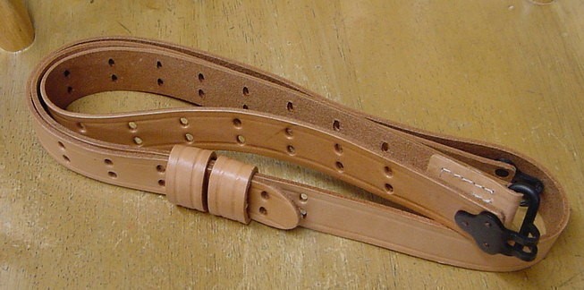 Military Style 1907 Leather Sling-img-0