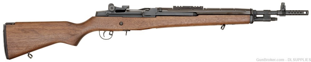 SPRINGFIELD ARMORY M1A SCOUT SQUARD PARKERIZED WALNUT STOCK 18" BBL .308WIN-img-0