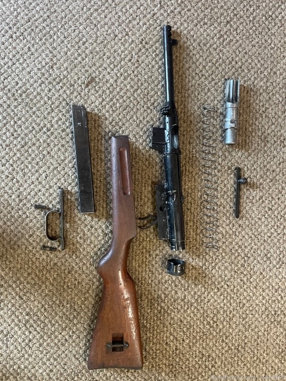 Beretta 38 /42 saw cut complete Parts kit good barrel-img-0