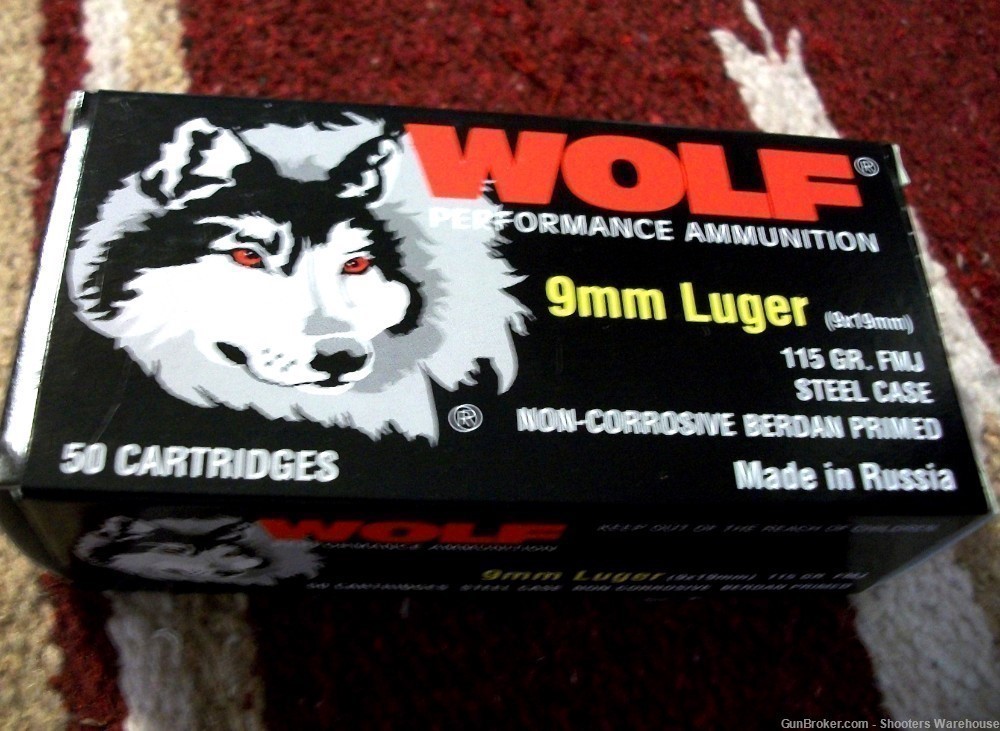 Wolf 9mm 115gr FMJ 50rds-img-0