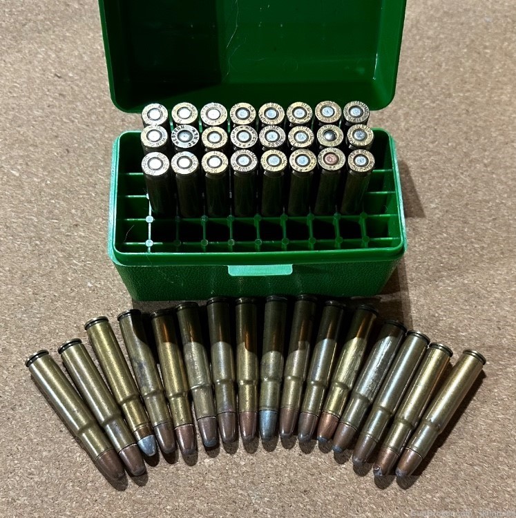 40 rounds of new old stock mixed 32 Rem 32 Remington 170gr brass cased ammo-img-1