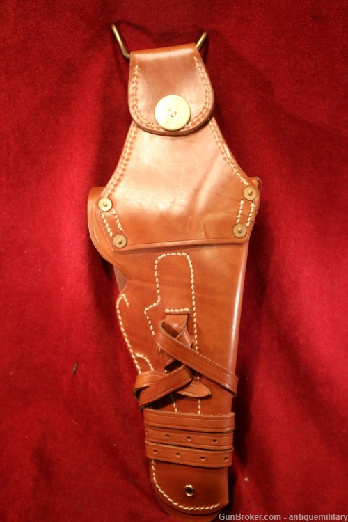 US WW1 Cavalry Holster - Leather - Reproduction New-img-1