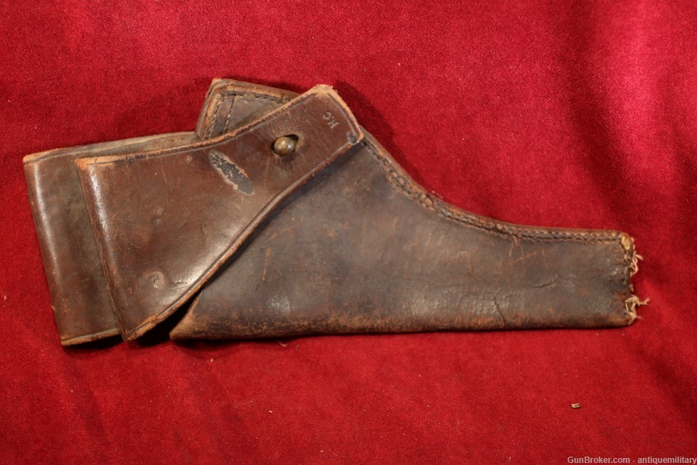 US M1917 Revolver Holster - WW1 - Fair Condition-img-0