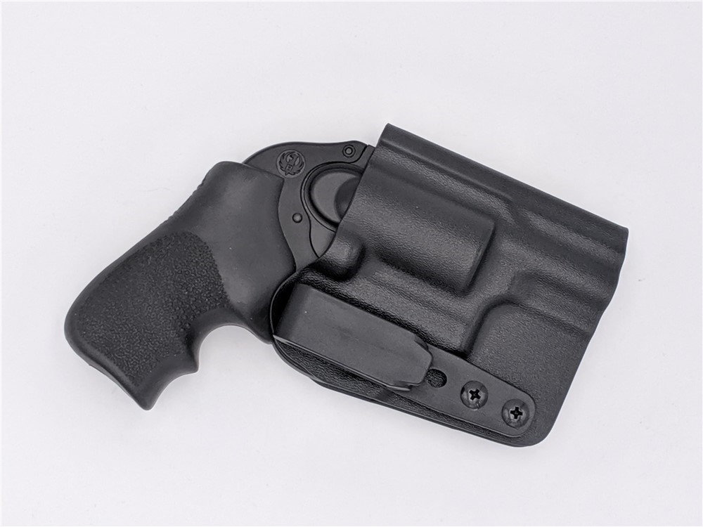 Ruger LCR / LCRx Tuckable IWB Kydex Holster Black / Ambidextrous (No Sweatg-img-0