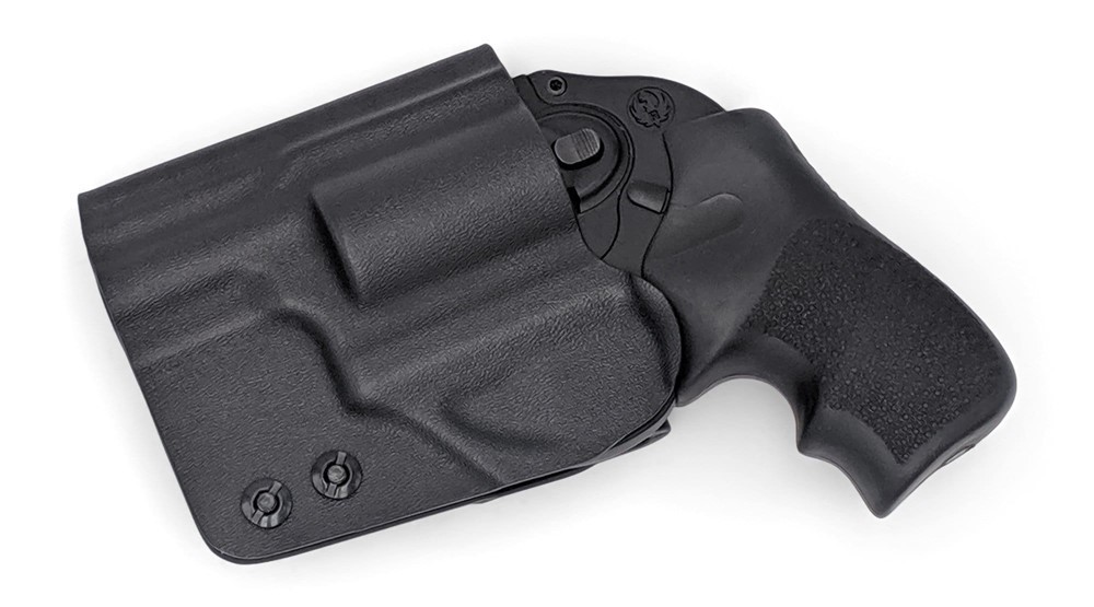 Ruger LCR / LCRx Tuckable IWB Kydex Holster Black / Ambidextrous (No Sweatg-img-1