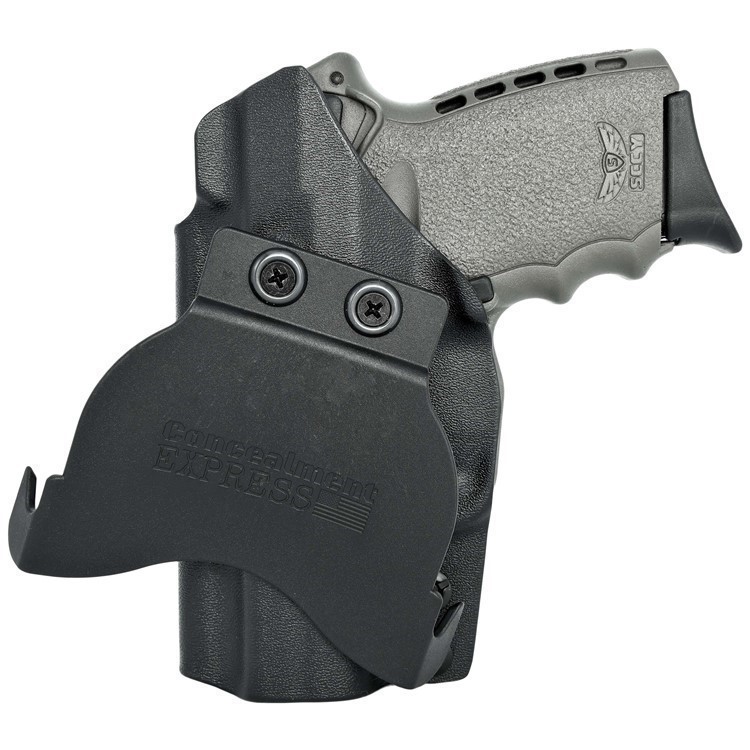 SCCY CPX-1 / CPX-2 (Gen 1-2) OWB KYDEX Paddle Holster Black / Right Hand-img-0