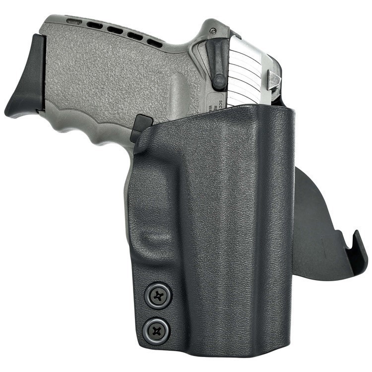 SCCY CPX-1 / CPX-2 (Gen 1-2) OWB KYDEX Paddle Holster Black / Right Hand-img-1