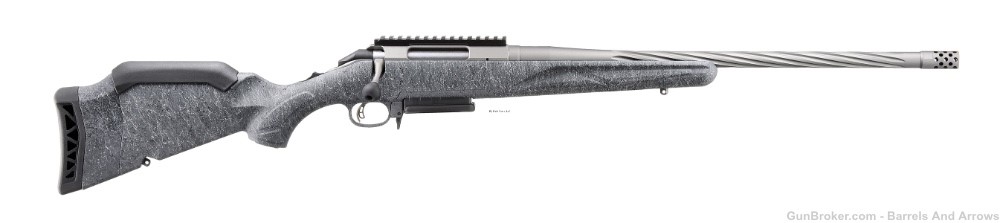 Ruger 46902 American Gen II Bolt Action Rifle, 308 Win 20" Spiral Gun Metal-img-0