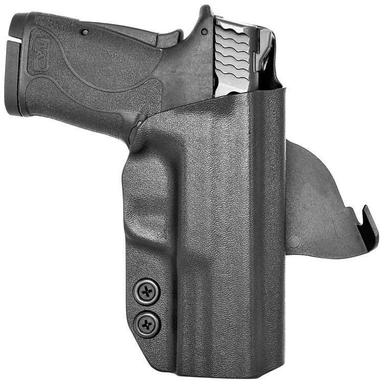 Smith & Wesson M&P SHIELD 9MM EZ OWB KYDEX Paddle Holster Black / Right Han-img-1