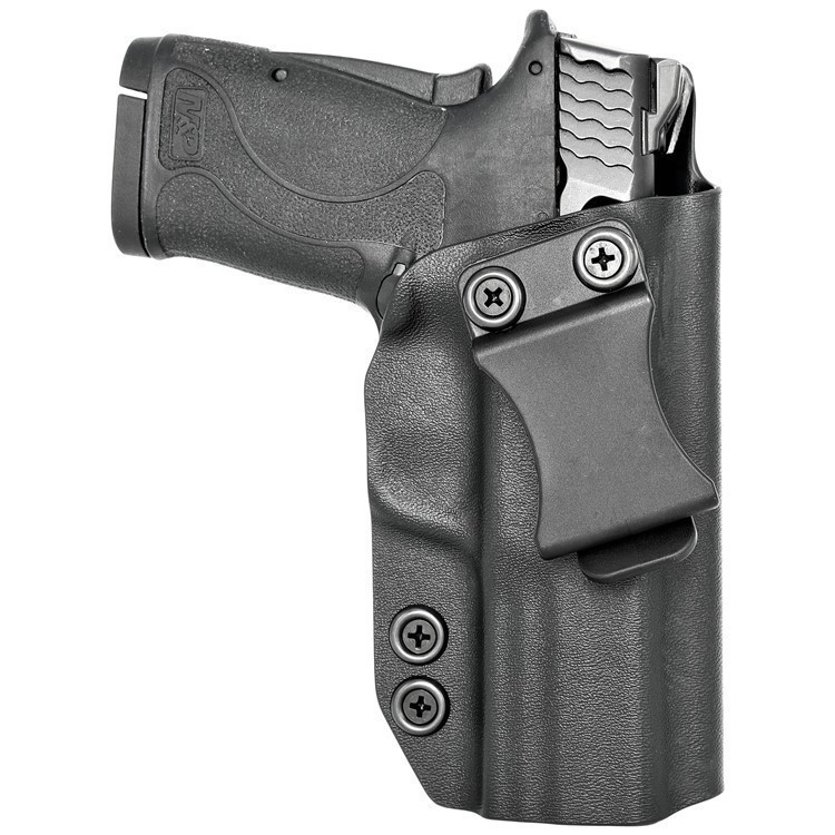 Smith & Wesson M&P SHIELD 9MM EZ IWB KYDEX Holster (Optic Ready) Black / Ri-img-0