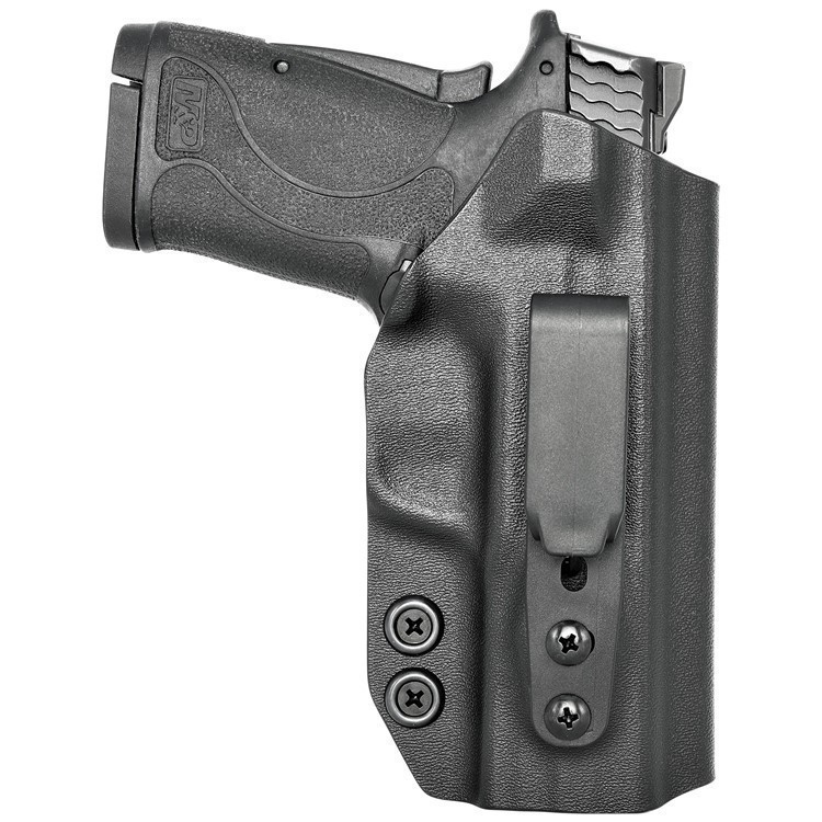 Smith & Wesson M&P SHIELD 9MM EZ Tuckable IWB KYDEX Holster Black / Ambidex-img-0