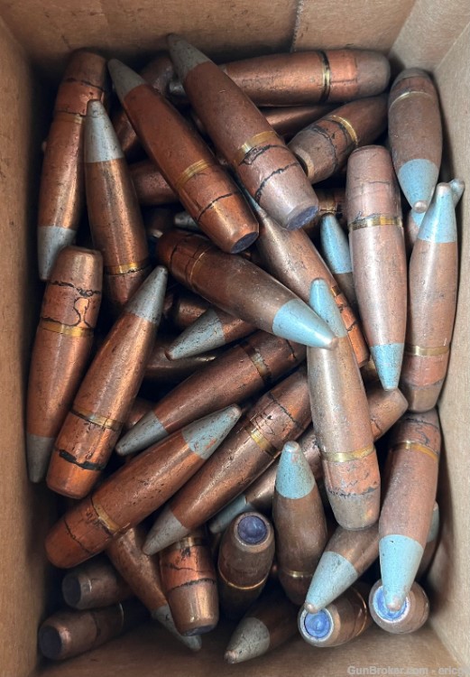 100 .50 cal API Armor Piercing Incendiary bullets 50 BMG projectiles-img-0