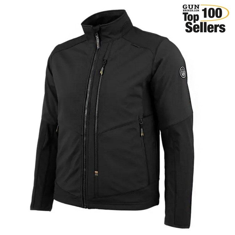 BERETTA Butte Softshell Jacket, Color: Black, Size: S-img-0
