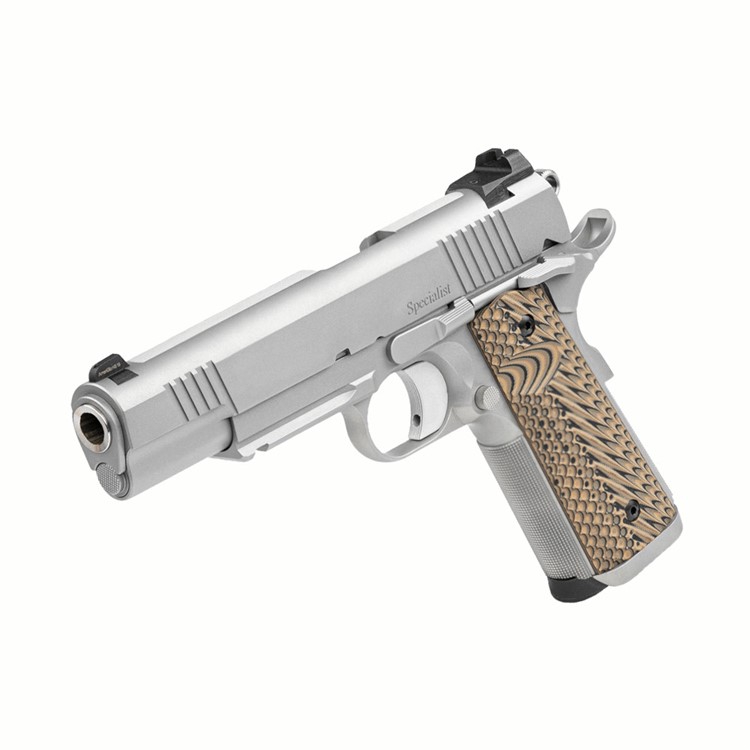 DW Specialist 45ACP 8rd Stainless Semi-A Pistol, Tritium Front Sight 01802-img-3