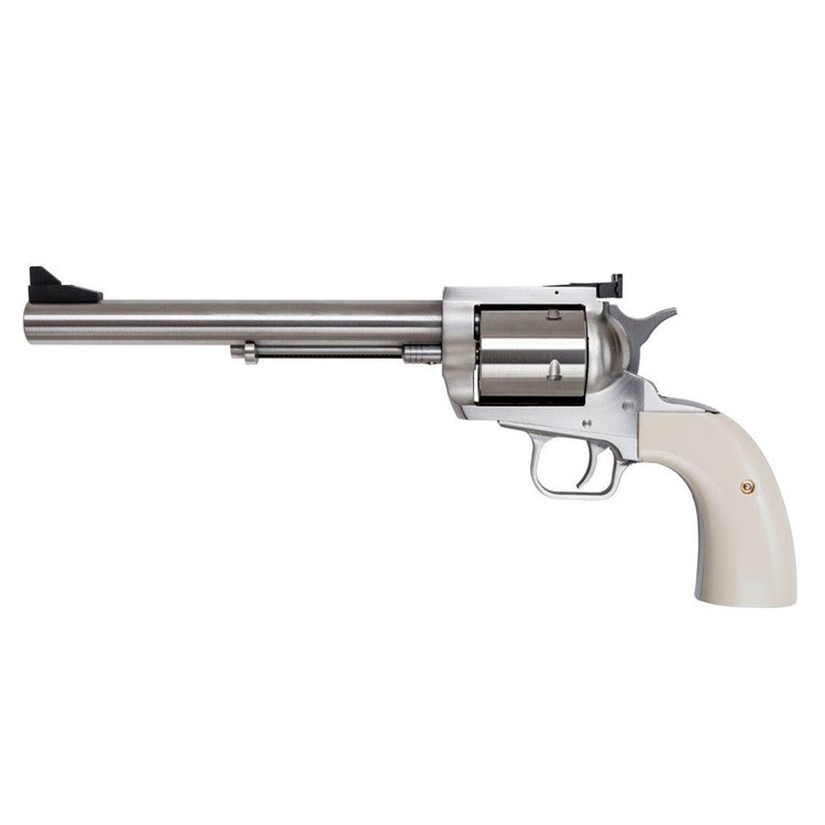 MAGNUM RESEARCH BFR 500 JRH 7.5in 5rd Sh Cylinder SS Revolver, Bisley Grips-img-2