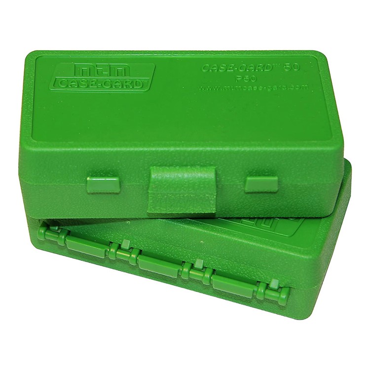 MTM Flip-Top 41 44 45 LC 50 Round Green Ammo Box (P50-44-10)-img-2