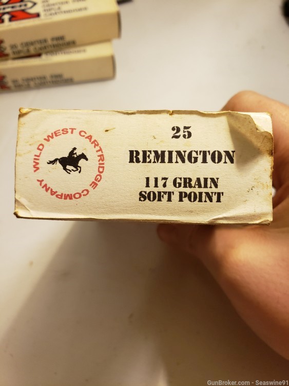 25 Remington auto autoloading ammo ammunition 20 rounds full box wild west-img-0