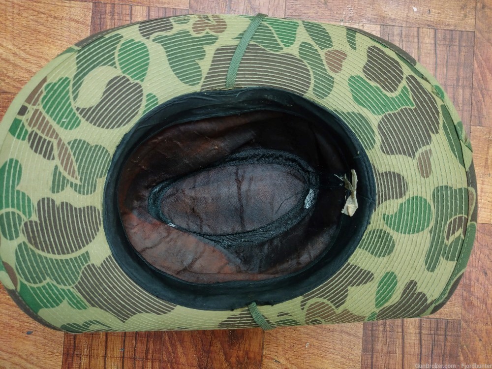 USMC Early Vietnam Frogskin Camo Advisor bush hat -img-5